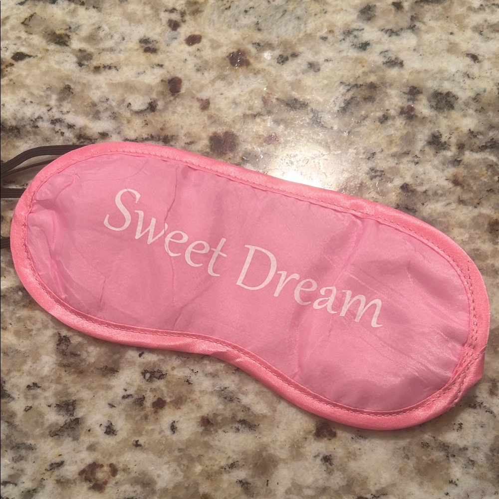 Pink Sleep Mask “Sweet Dreams”